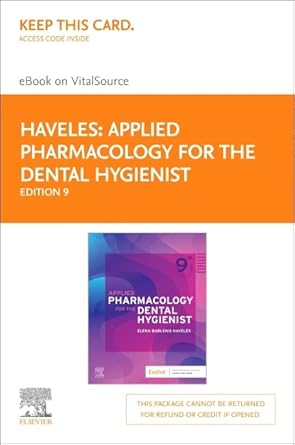 applied pharmacology for the dental hygienist elsevier ebook on vitalsource applied pharmacology for the