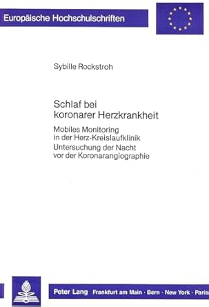 schlaf bei koronarer herzkrankheit mobiles monitoring in der herz kreislaufklinik untersuchung der nacht vor