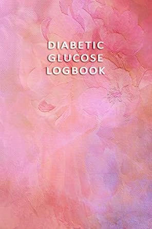 diabetic glucose log book blood sugar monitoring book portable 6x9 daily reading for 52 weeks before and