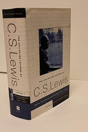 the collected letters of c s lewis volume 2 1st edition c s lewis 0060727640, 978-0060727642