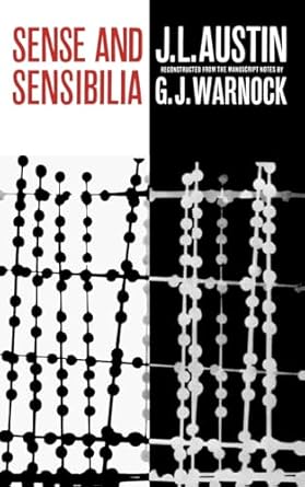 sense and sensibilia 1st edition j l austin ,g j warnock 0195003071, 978-0195003079