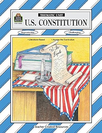 u s constitution a thematic unit 1st edition mary e sterling 1557345821, 978-1557345820