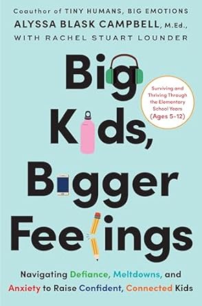 big kids bigger feelings navigating defiance meltdowns and anxiety to raise confident connected kids 1st