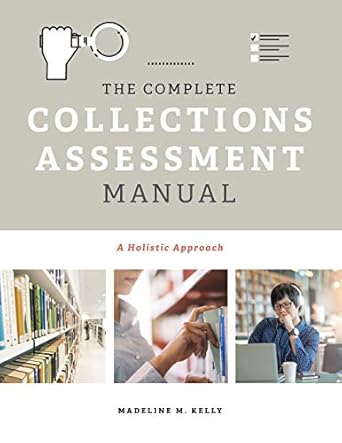the complete collections assessment manual a holistic approach 1st edition madeline m kelly 0838918689,