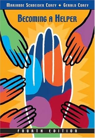becoming a helper 1st edition marianne schneider corey ,gerald corey 0534356141, 978-0534356149