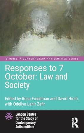 responses to 7 october law and society law and society 1st edition rosa freedman ,david hirsh 1032804785,