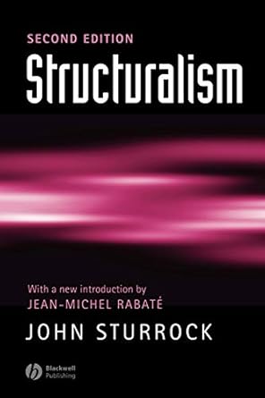 structuralism 1st edition john sturrock ,jean michel rabate 0631232397, 978-0631232391