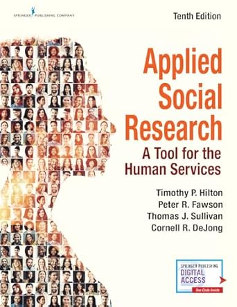 applied social research a tool for the human services newest and most updated version of monette applied