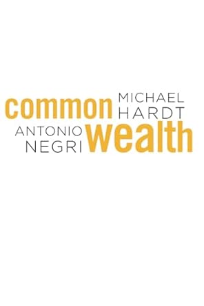 commonwealth 1st edition michael hardt 0674060288, 978-0674060289