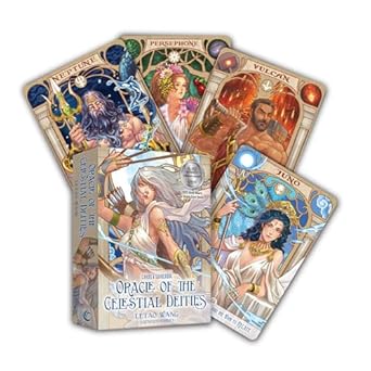 oracle of the celestial deities a 20 card deck and guidebook 1st edition letao wang 1582709254, 978-1582709253