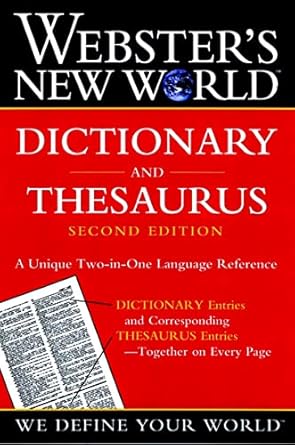 websters new world dictionary and thesaurus 1st edition the editors of the webster's new wo 0764565451,