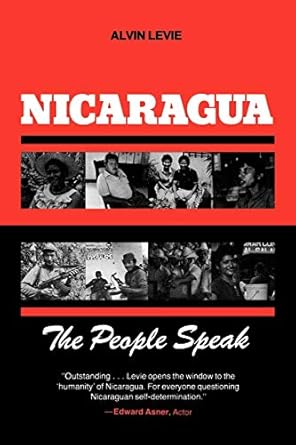 nicaragua the people speak 1st edition alvin levie 0897890841, 978-0897890847