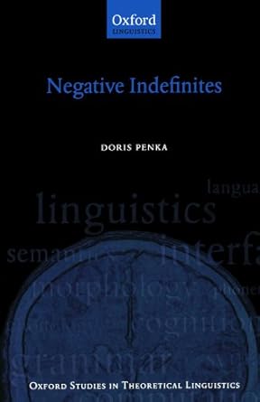 negative indefinites 1st edition doris penka 0199567271, 978-0199567270