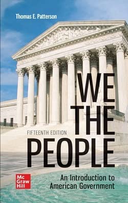 looseleaf for we the people 1st edition thomas e patterson 1265633002, 978-1265633004
