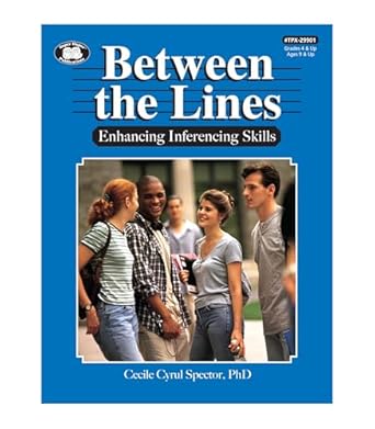 super duper publications between the lines enhancing inferencing skills book educational learning resource