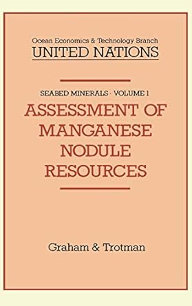 assessment of manganese nodule resources 1st edition nations united 0860103471, 978-0860103479