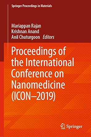 proceedings of the international conference on nanomedicine 1st edition mariappan rajan ,krishnan anand ,anil