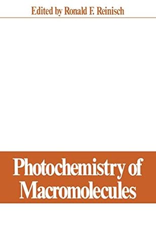 photochemistry of macromolecules proceedings of a symposium held at the pacific conference on chemistry and