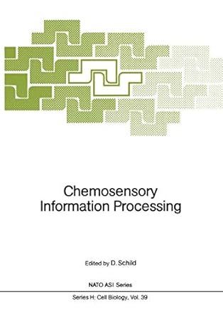 chemosensory information processing 1st edition detlev schild 3642751296, 978-3642751295