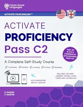 activate proficiency c2 a complete self study course 1st edition e mason 8412860918, 978-8412860917