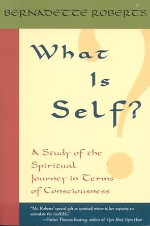 what is self a study of the spiritual journey in terms of consciousness 1st edition bernadette roberts