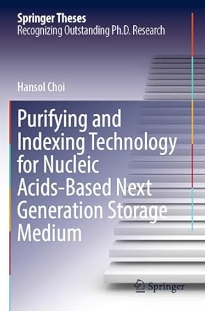 purifying and indexing technology for nucleic acids based next generation storage medium 1st edition hansol