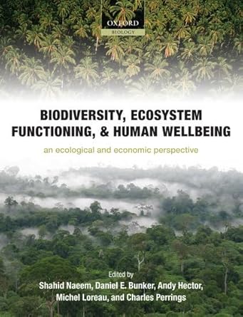 biodiversity ecosystem functioning and human wellbeing an ecological and economic perspective 1st edition