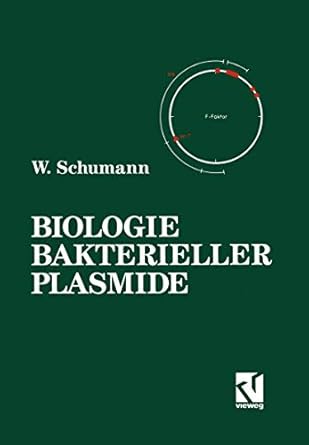 biologie bakterieller plasmide 1st edition wolfgang schumann 352806322x, 978-3528063221