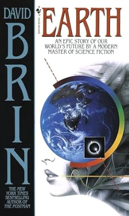earth 1st edition david brin ,bruce jensen 055329024x, 978-0553290240