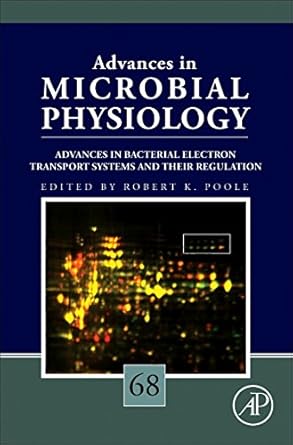 advances in bacterial electron transport systems and their regulation 1st edition robert k poole 0128048239,