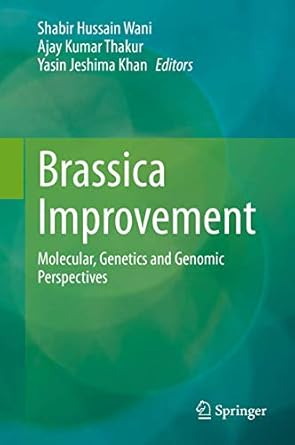 brassica improvement 1st edition wani 3030346935, 978-3030346935