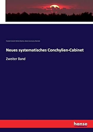 neues systematisches conchylien cabinet zweiter band 1st edition friedrich heinrich wilhelm martini martini