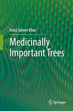 medicinally important trees 1st edition aisha saleem khan 3319567764, 978-3319567761