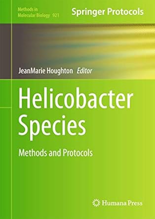 helicobacter species methods and protocols 1st edition jeanmarie houghton 1627030042, 978-1627030045