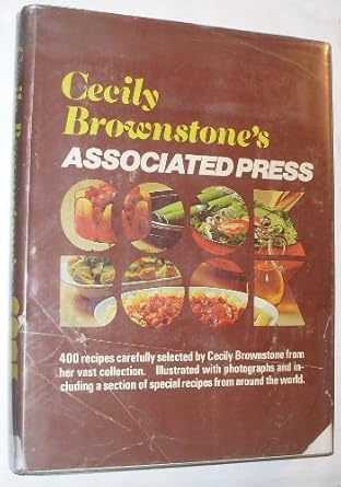 cecily brownstones associated press cookbook 1st edition cecily brownstone 0679503358, 978-0679503354