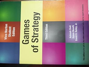 games of strategy 1st edition morris wood 8130915456, 978-8130915456