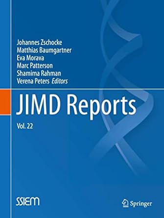 jimd reports volume 22 1st edition johannes zschocke ,matthias baumgartner ,eva morava ,marc patterson