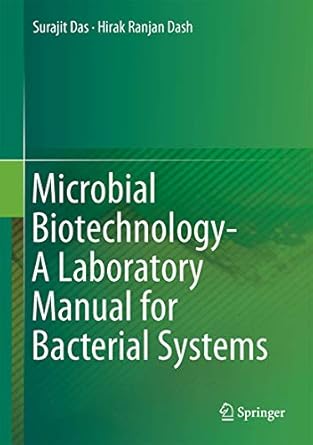 microbial biotechnology a laboratory manual for bacterial systems 1st edition surajit das ,hirak ranjan dash