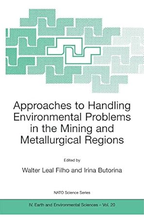 approaches to handling environmental problems in the mining and metallurgical regions 1st edition walter leal