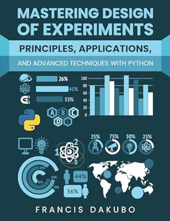mastering design of experiments principles applications and advanced techniques with python 1st edition
