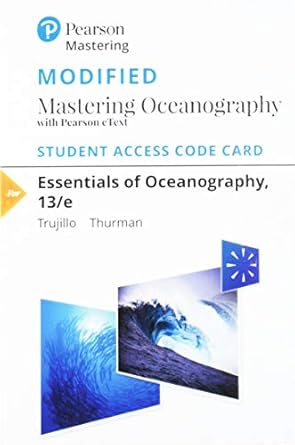 essentials of oceanography modified mastering oceanography with pearson etext access code 1st edition alan