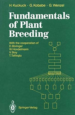 fundamentals of plant breeding 1st edition hermann kuckuck ,gerd kobabe ,gerhard wenzel ,d boringer ,w