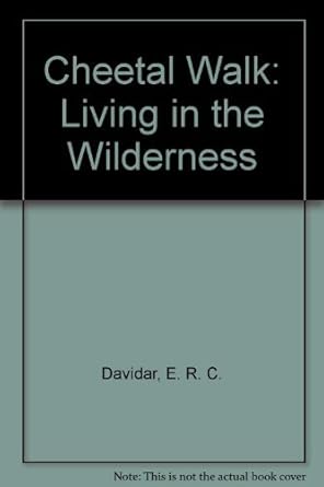 cheetal walk living in the wilderness 1st edition e r c davidar 0195641450, 978-0195641455