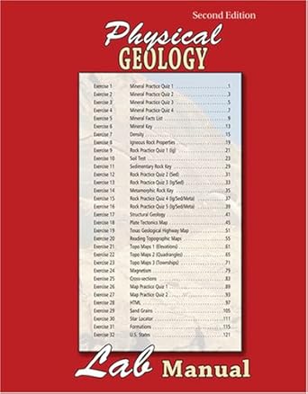 physical geology lab manual 1st edition robert mims 0757541666, 978-0757541667