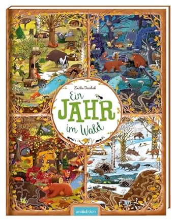 ein jahr im wald 1st edition emilia dziubak 3845813245, 978-3845813240