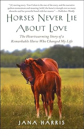 horses never lie about love the heartwarming story of a remarkable horse who changed my life 1st edition jana
