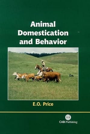 animal domestication and behaviour 1st edition e o price 0851995977, 978-0851995977