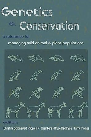 genetics and conservation a reference manual for managing wild animal and plant populations 1st edition