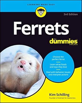 ferrets for dummies 1st edition kim schilling 1119720834, 978-1119720836