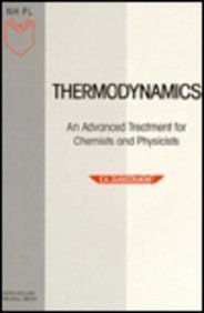 thermodynamics an advanced treatment for chemists and physicists 1st edition e a guggenheim 0444869514,